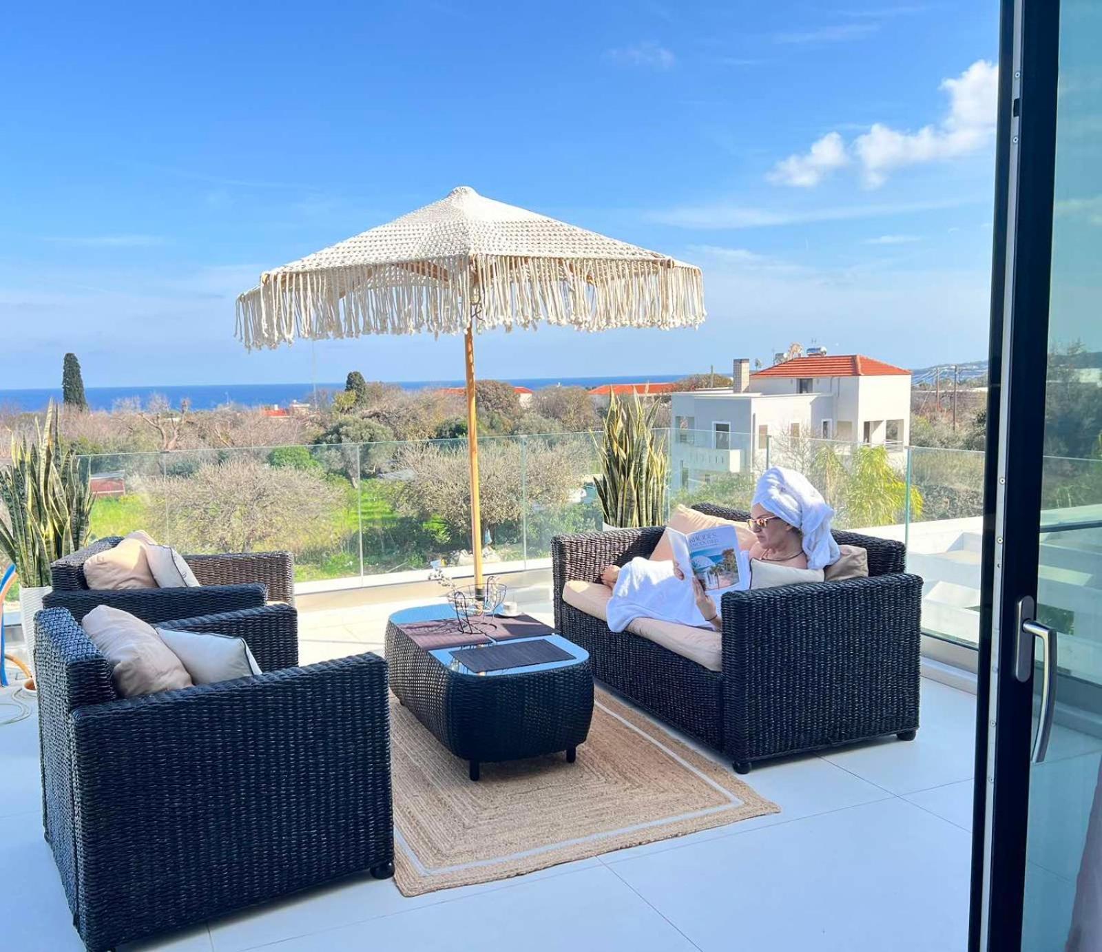 Gatsby Rhodes Brand New Exclusive Villas Asgourou Esterno foto